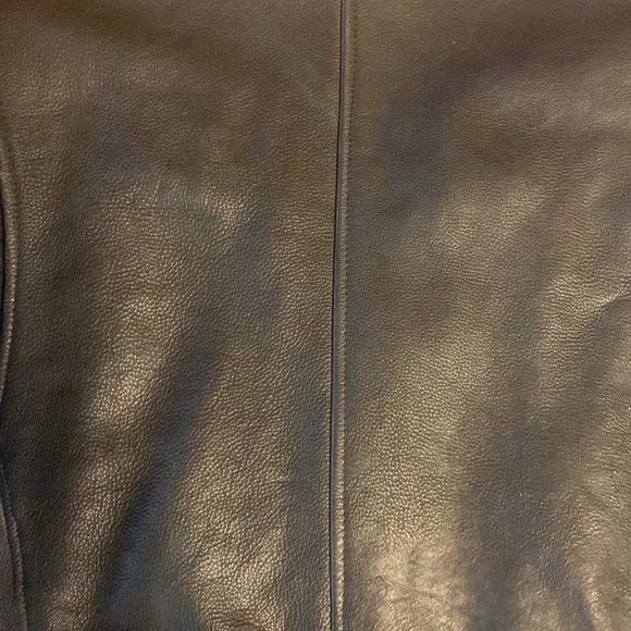 Authentic leather biker jacket. - Picture 8 of 9